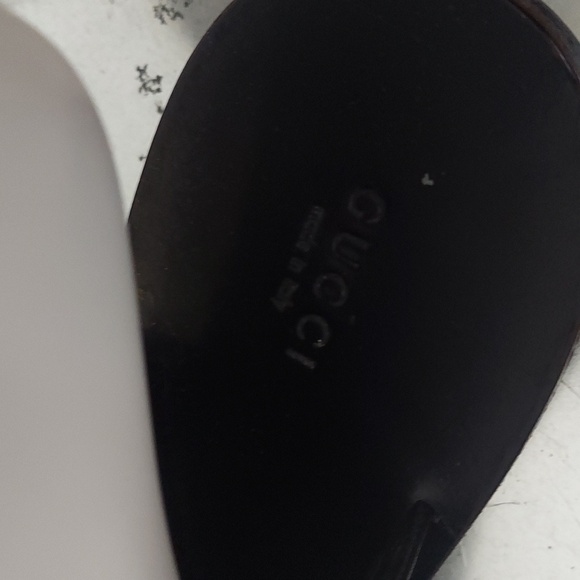 GUCCI Black Horsebit sandals Size 8 1/2 - Picture 4 of 7